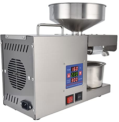 Prensa de Aceite, Expulsor de Extractor de Aceite, Varilla de Compresión de 200MM, Calefacción Automática para Expulsor de Aceite(#3)