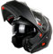 NENKI Helm Motorrad, Motorradhelm Zertifiziert nach ECE 22.06, Klapphelm Motorrad Herren, Schwarzer Helm, XL(61-62 cm)