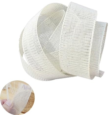 ArrErr 2 Yards Stoff-Saumführung, verstellbar, abrollend, zum Nähen auf Fischgräten-Saumband, Kantenfutter, Rollen für schmalen, gerollten Saum, gebogene Säume, durchscheinendes Kleid