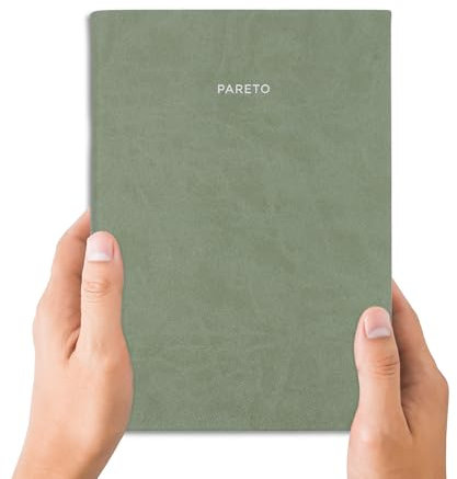 Pareto Planer 2025 – Perfekt organisiert Ziele erreichen, Produktivität steigern, gute Gewohnheiten entwickeln | Wochenplaner 2025, Buchkalender, Tagesplaner, Erfolgsjournal | Salbei