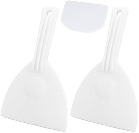 2Pcs Teigspachtel Teigschaber Teigkarte Pizzaspachtel Flexibler Teigspachtel Pizza Pizzateig Spachtel mit Aufhängelöchern Platzsparender für Pizza Teig Gebäck Brotbacken mit 1 Teigschaber