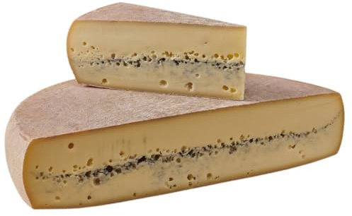Morbier AOP fromage fermier du Haut Doubs - 500gr - Fabrication traditionnelle au lait cru de la Franche-Comté - Affinage 5-6 mois