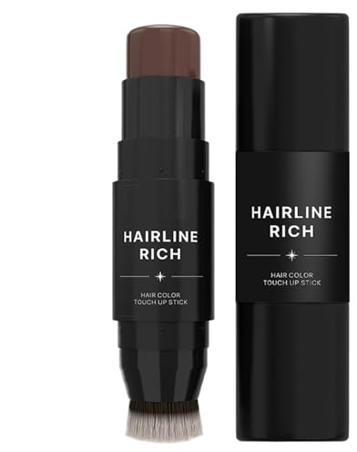 Lápiz para cubrir raíces, lápiz de color de cabello para raíces grises | Corrector instantáneo del cabello, lápiz para corrección rápida de color, lápiz de retoque portátil para el hogar, trabajo