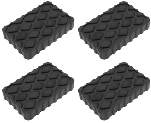 Briny River 4 Stück Hebe-Gummi-Dämpfungsblöcke 120x80x20mm für Scherenwagenheber