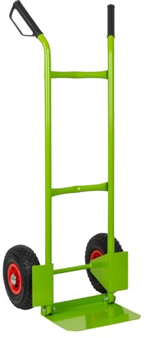 LANDXPERT Sackkarre Transportkarre 100kg Lufträder Schutzblech klappbar Handwagen