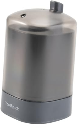 BIUDECO Dispensador Organizador de Almacenamiento Práctico Semiautomático de Plástico de Palillos de Dientes Portátil para Uso en Cocina y Hogar