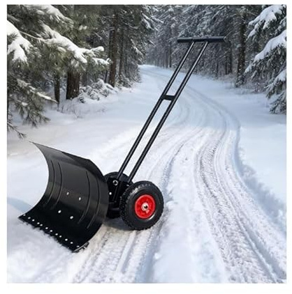 ZYGPH Pala quitanieves (2026), Ligera y Desmontable, Ideal para entradas de vehículos, Coches, hogar, jardín, Barro y muñecos de Nieve (75 x 43 cm)