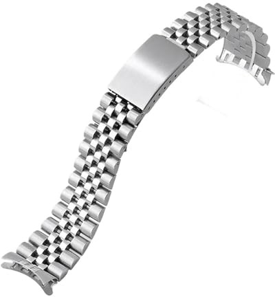 Metallarmband For Rolex DATEJUST For Seiko Klockarmband Massivt Rostfritt Stålarmband Jubilee-armband(18mm)
