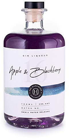 Apple & Blackberry Handmade Gin Liqueur 70cl - Premium Craft Gin - 20% ABV