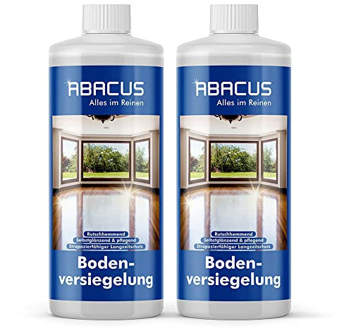 ABACUS® Scellant de sol, de parquet, de stratifié, de PVC, de planche, de liège, 2 x 1 l (7688.2)