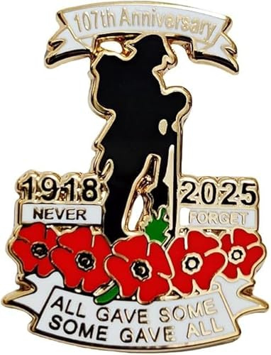 Lapel Veteran Remembrance Lest We Forget Pin Badge Decorations Gifts Memorabilia (1)