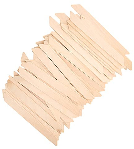 ANKROYU Bastoncini di cera per depilazione piccola, 50 spatole in legno per depilazione di gambe, braccia, viso, rimozione dei peli del corpo, spatola in legno per rimozione dei peli