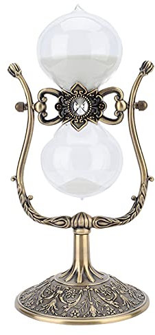 Sanduhr-Sanduhr, europäischer Stil, Sanduhr, Sanduhr, Timer für Schreibtischdekoration, Sanduhr (Bronze)