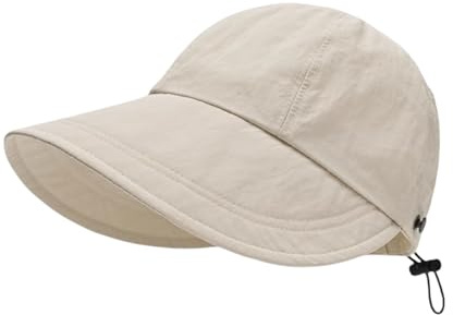 OTKARXUS Baseball Cap for Women,1PC Adjustable Quick Dry Sun Hat Women Summer Wide Brim Sun Visor hat,Sun Protection Peaked Hat Running Cap for Ladies Casual Summer Outdoor Sports