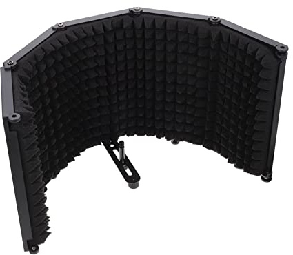 BESTonZON Mikrofon-windschutz Aus Abs Und Schwamm Für Aufnahme Blowout-prävention Net-design Noise-reduktion Schutz Vor Speichel Und Passend Für Mikrofone