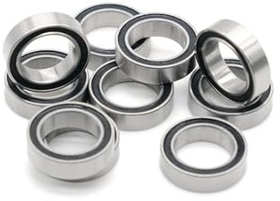 Kullager med djupa spår 10 ST S6700RS Kullager 10x15x4mm Kullager i rostfritt stål S6701 6702 RS(S6702RS 15X21X4)