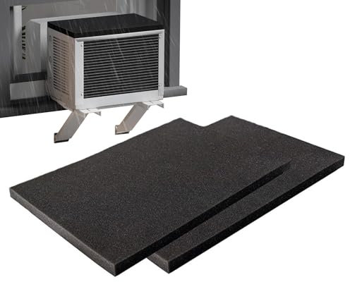 Senermter Klimaanlagen-Ablaufmatte Für Außenbereich,AC Schaum - Magnetisch Verstellbare Schale Mit Schallschutz Für Außenkühlung Und Schlafzimmerklimatisierung