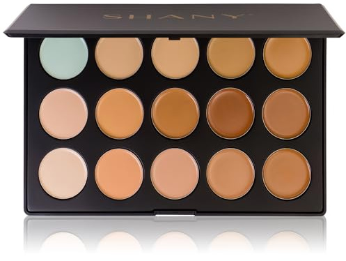 SHANY CONTOUR CAMO Professional Cream Foundation Color Palette,Foundation Primer,Camouflage Concealer Makeup Palette - Contour Camo