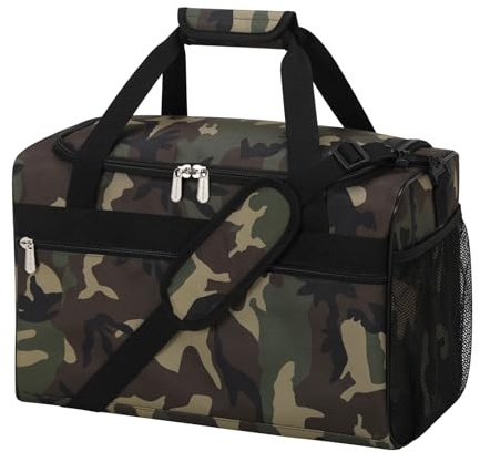 ZZY 20L Sporttasche Klein, Camouflage, 40x20x25cm | Trainingstasche, Fitnesstasche für Weekender Reisetasche