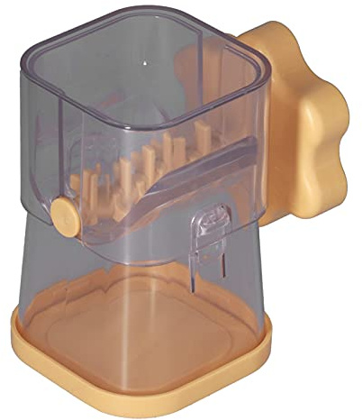 Yechiry Trita Noci Manuale Macina Noci a Manovella Facile da Usare per Mandorle, Nocciole e Pecan Materiale ABS di Alta qualità 1 unità (YELLOW)