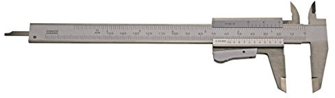 CNC QUALITÄT Messschieber 150 mm DIN 862 - für Linkshänder - Momentfeststellung