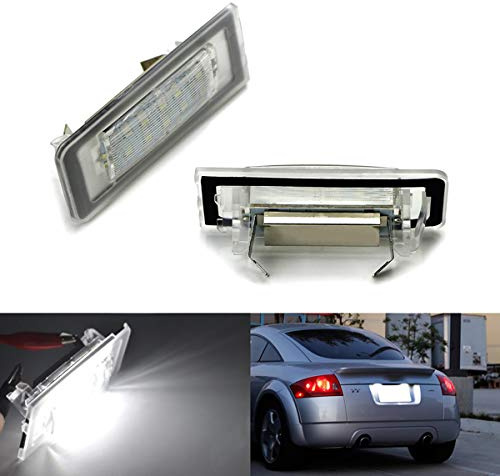 GOFORJUMP 2 Pezzi Numero di LED Luce Targa Luce per A/UDI TT 8N 1999-2006