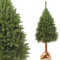 ADAX Árbol de Navidad Artificial de 220 cm de plástico PVC, Abeto con Tronco, diámetro Aprox. 110 cm, árbol con 42 Ramas y 11 Coronas de árbol, árbol de Navidad, (Sombrero de Elfo, 220 cm)