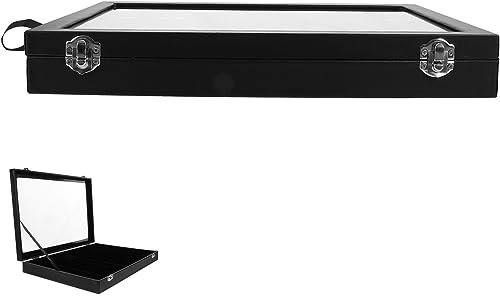 Didiseaon Boîte De Présentation Pour Colliers Et Bracelets Plateau Organisateur Avec Vitrine Boîte à Bijoux Empilable Pour Rangement