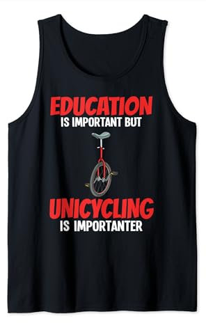 Einrad Fahrrad Lustiges Training Lernen Radfahren Tank Top