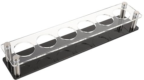 MAGICLULU Vassoio Per Servire Bicchieri Da Whisky in Acrilico Supporto Per Bicchierini Da Bar
