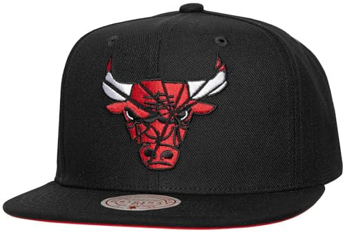 Mitchell & Ness NBA Shattered Snapback Cap Chicago Bulls Black