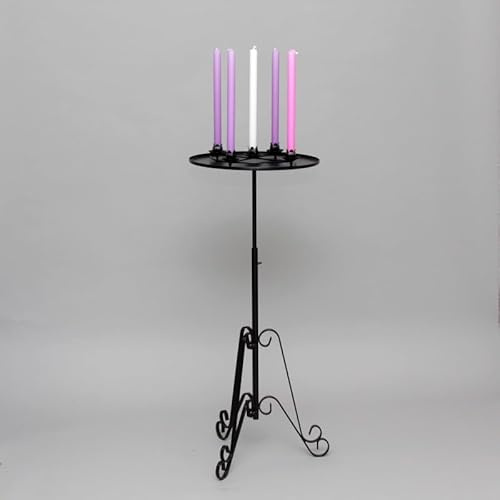 1 Advent Wreath/Advent Candle Holder with Adjustable Base - WITHOUT CANDLES