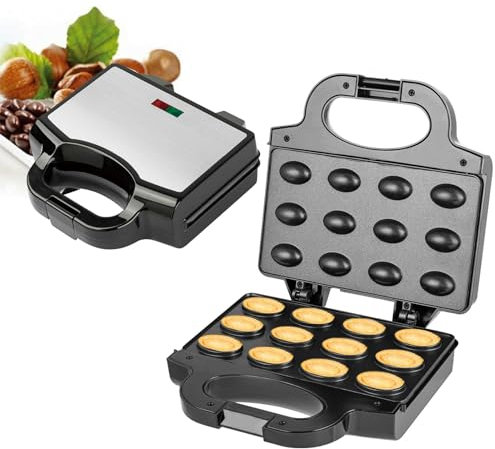 Macchina per biscotti assortiti, macchina per cuocere le noci,Macchina elettrica per biscotti alle noci - Strumento da forno con piedini antiscivolo per pranzo, cena, fast food e colazione