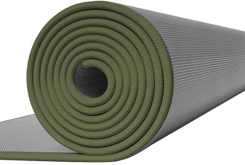 Camping Matte aus Aluminiumfolie, 7mm dick Alu Isomatte Schaummatten,Ultraleicht Isolierdecke,Wasserdicht Thermomatte,Isolierdecke Faltbare Isomatte,für Camping,Yoga,Sport(0.9m x 2m)