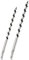 Wood Auger Drill Bits, 6mm/8mm * 230mm Long Wood Drills, Auger Hex Shank Drill Bits, Cuts Shallow and Deep Holes for Woods, Block Brick Tile and Plastic (2PCS)
