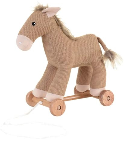 Egmont Toys Ziehfigur Pferd Henry - Holzspielzeug - 25x30x15 cm