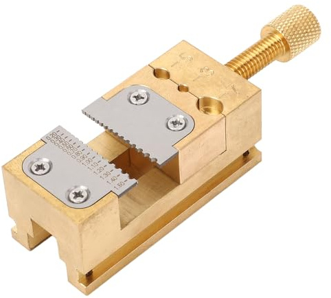 Outil de Réparation de Montre de Pince D'étau D'établi, Diamètre de Trou en Laiton de 0,2 à 1,5 Mm, Tube de Pointeur en Cuivre, Pince D'étau de Roue, Pince D'étau de Roue pour