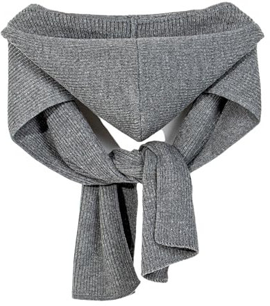 YCHUCH Warm Gestrickter Schalhut Winter Warmer Kapuzenschal Schal Accessoires Krakenbekleidung Für Büro Frauen Mädchen Tägliche Schulterwicke