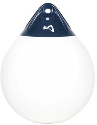 Mesle Kugelfender Globe, ø 30 cm orange, Fender Boje, Bootsfender rund aufblasbar, Ankerboje, Fender Boot Schiff Yacht, Markierungsboje