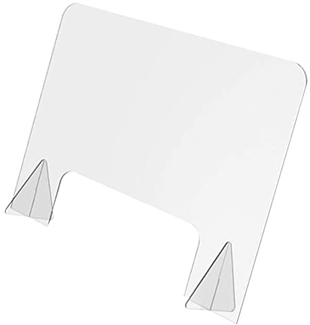 SEWACC Mampara De Metacrilato Transparente Placa De Aislamiento para Escritorio Protección Anti-Salpicaduras para Oficinas Escuelas y Comedores