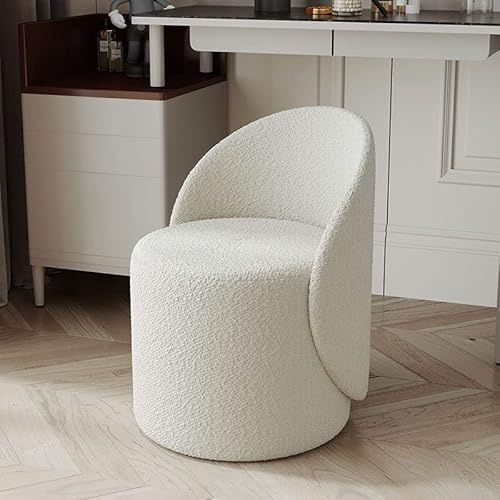 Modern svängbar kramstol med ottoman mysig rund accent fåtölj för vardagsrum och sovrum 360° roterande soffa och lässtol för ultimat komfort