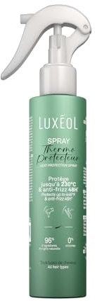 LUXEOL - Spray Thermoprotecteur - Protège la Fibre Capillaire Jusqu'à 230°C* - Action Anti-frisottis 48H* - Actif Thermoprotecteur d’Origine biotechnologique - Fabriqué en France - 150 ml