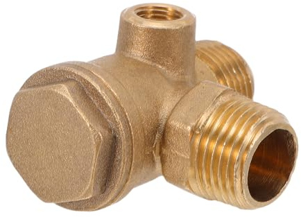 Lurrose Silent Copper Check Valve for Air Compressor 20mm Inner Thread Pneumatic Air Valve Replacement Accessory Suitable