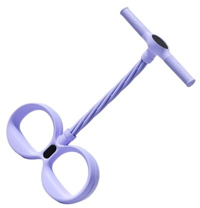 Corda Di Tensione Elastica | Con Contatore Digitale Per Allenamento Della - Allenatore Per Caviglie Con Pedali | Per Allenamento di Dimagrimento e Allungamento per Addome, Vita, Braccia e Gambe