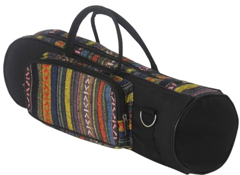 Zerodeko Bolsa para Trompeta Pequeña de Tela Oxford Resistente, Colores Surtidos, Ligera y Portátil, Bolso de Almacenamiento para Instrumentos Musicales, Adecuado para Color Aleatorio