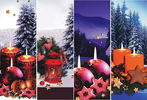 24 Weihnachtsgeschenktüten für Flaschen 17309, Flaschentüte Weihnachten, Geschenktasche