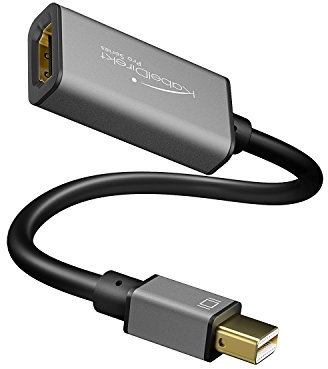 KabelDirekt – Adattatore/Convertitore da Mini DisplayPort (Mini DP) a HDMI (risoluzione max. 4K/60 Hz, contatti dorati 24k, per iMac, MacBook, monitor) PRO Series