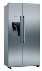 Neff KA3923IE0 frigo américain Autoportante 562 L E Noir, Gris