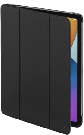 Hama Hülle für iPad Air 4. Generation 2020/5. Generation 2022 10,9 Zoll Stiftfach (Case für Apple Tablet, Schutz-Hülle mit Standfunktion, transparente Rückseite, magnetisches Cover) schwarz