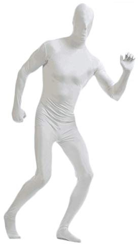 Aniler Men's and Women's Spandex Full Body Zentai Costume Bodysuit